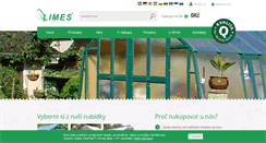 Desktop Screenshot of limes.cz