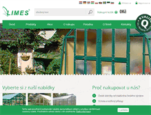 Tablet Screenshot of limes.cz